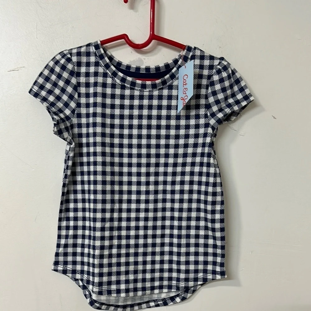 Cat & Jack Blue Short Sleeve Tee